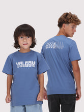 Little Boys Cement Tee - Blueberry