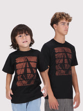 Little Boys Brush Stroke Tee - Black