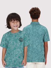 Little Boys Spritzen Tee - Petrol