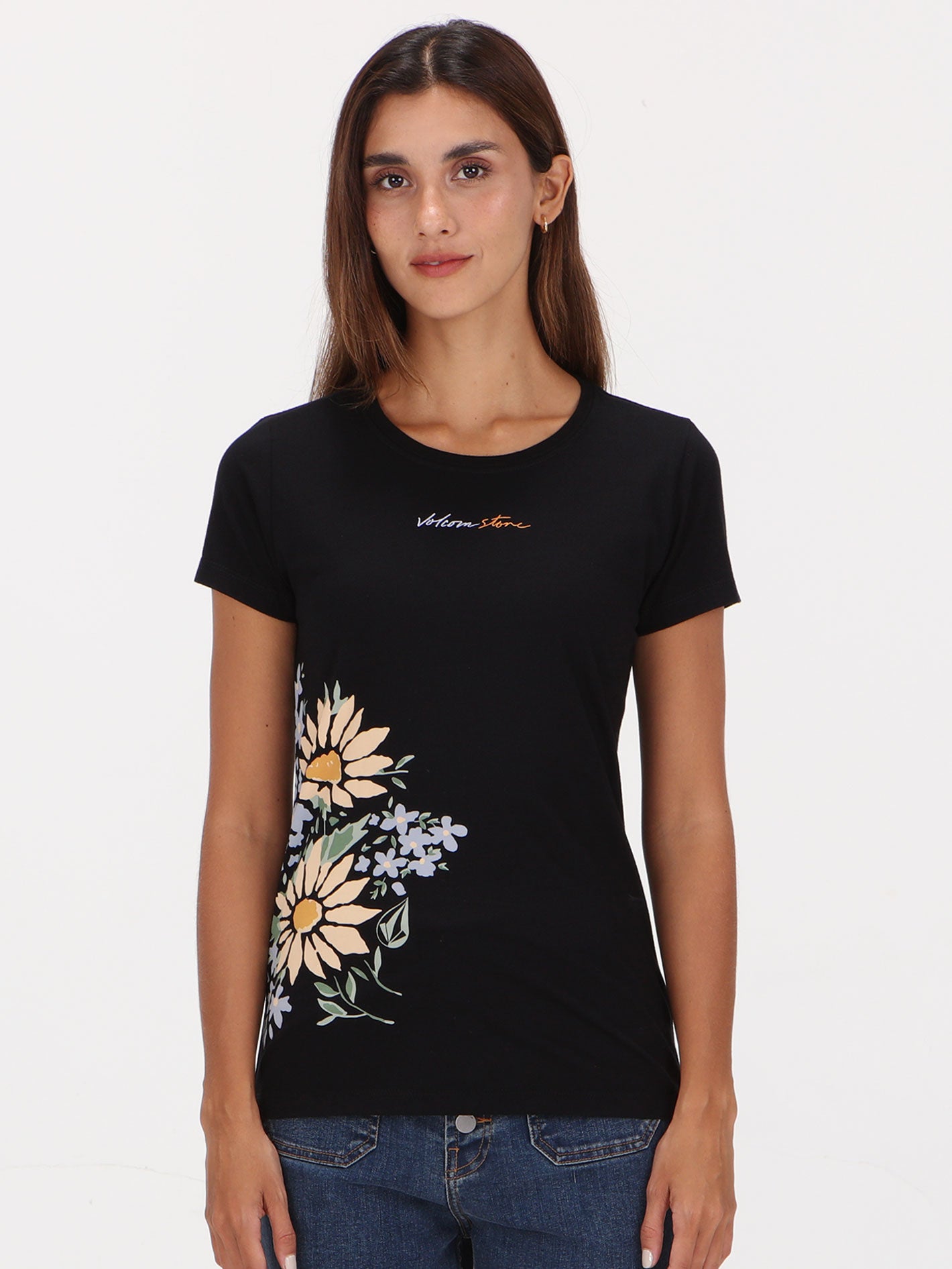 Volcom Flower Shower Top - Black