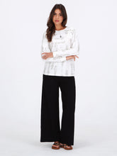 Volcom Take A Nook Long Sleeve Top - White Print