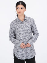 Paisley Long Sleeve Shirt - White