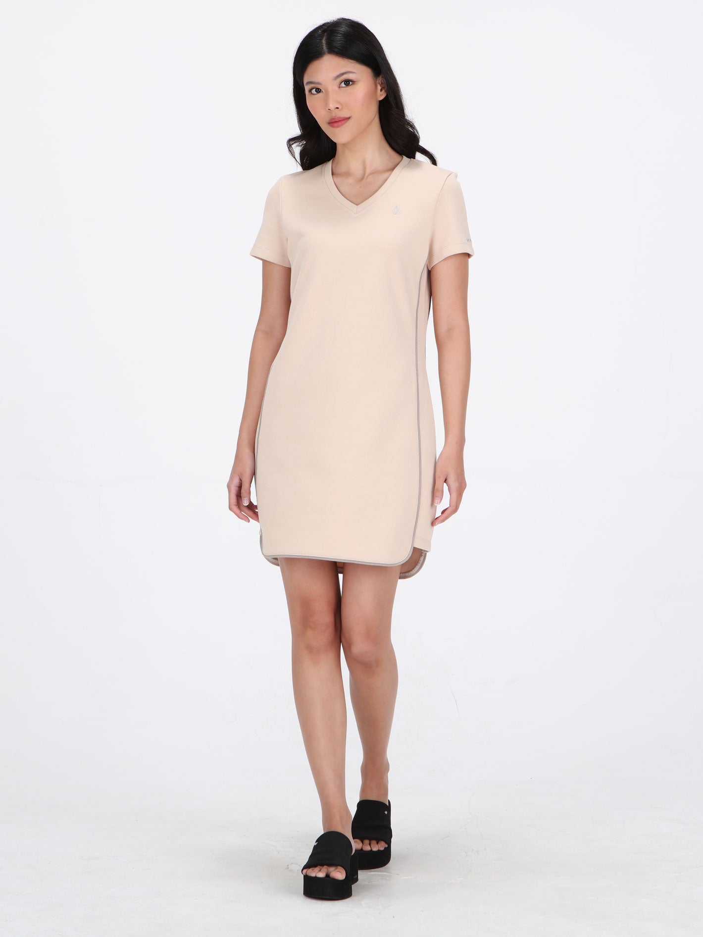 Volcom Pipe Up Dress - Beige