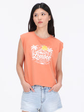 Volcom Lombok Palm Tee - Carnelian