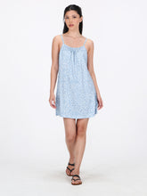 Volcom Sweet Talk Mini Dress - Soft Blue