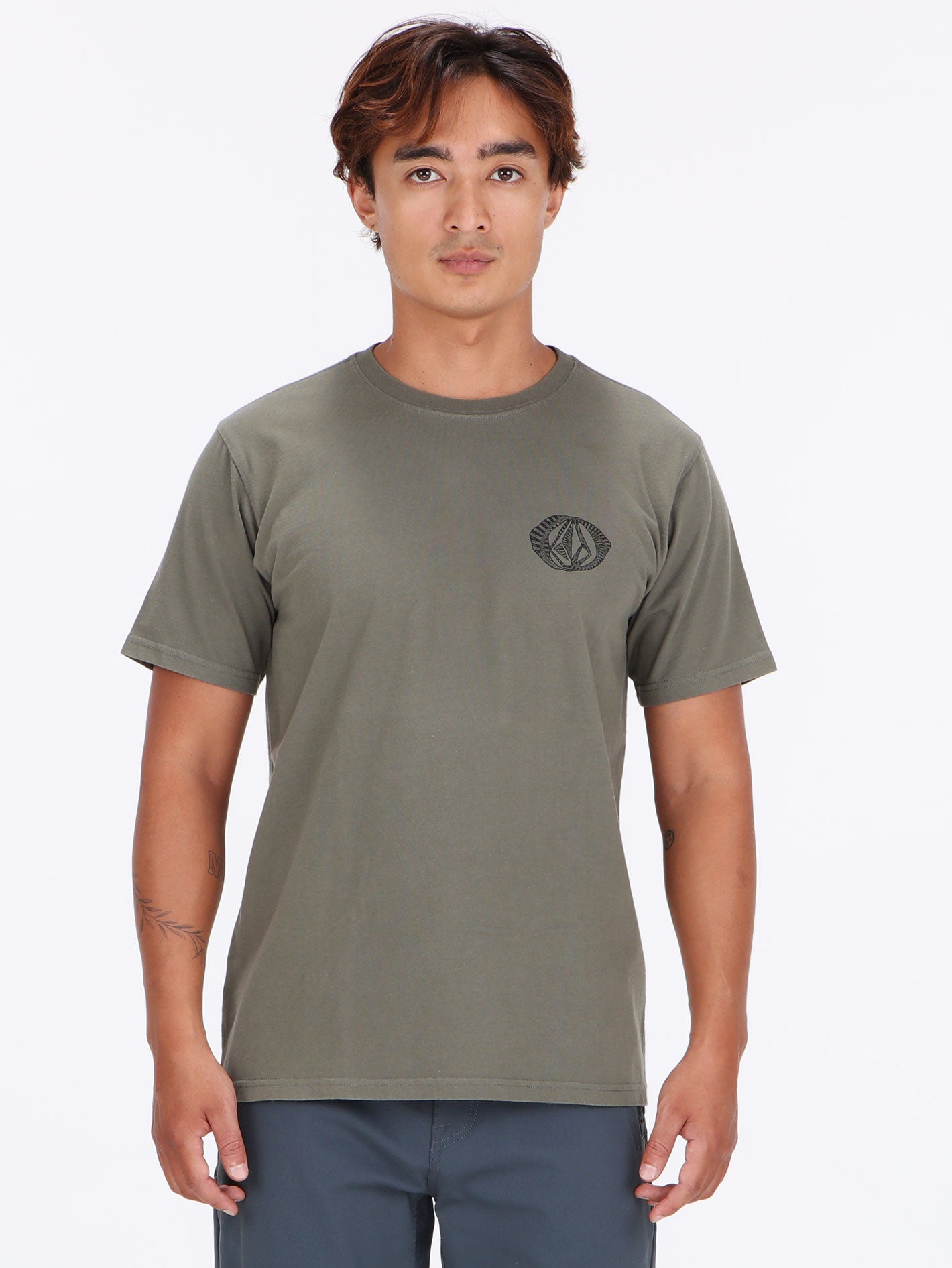 Volcom Scramble Stone Tee - Dusty Olive