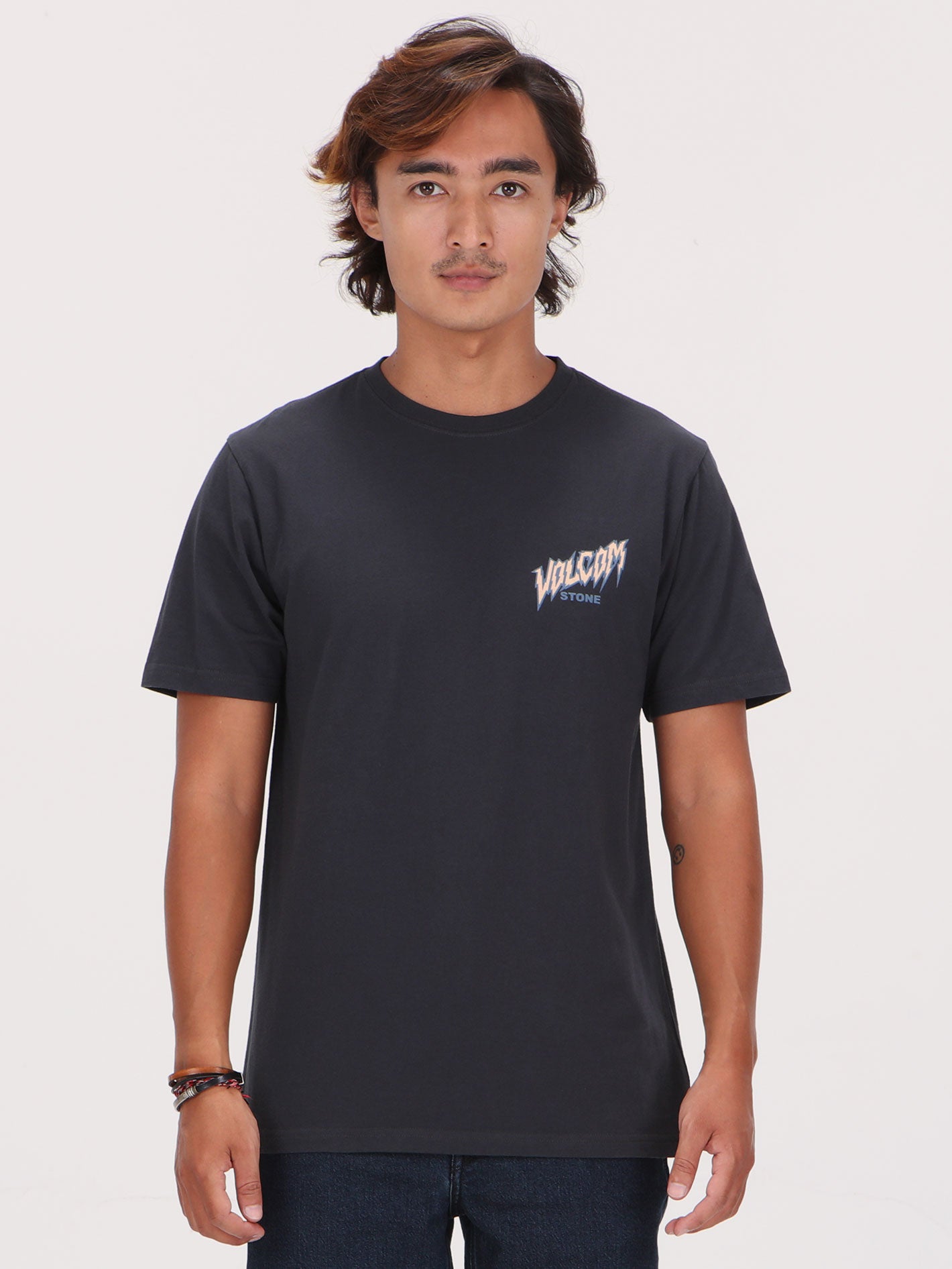 Volcom Meow Tee - Washed Black Heather