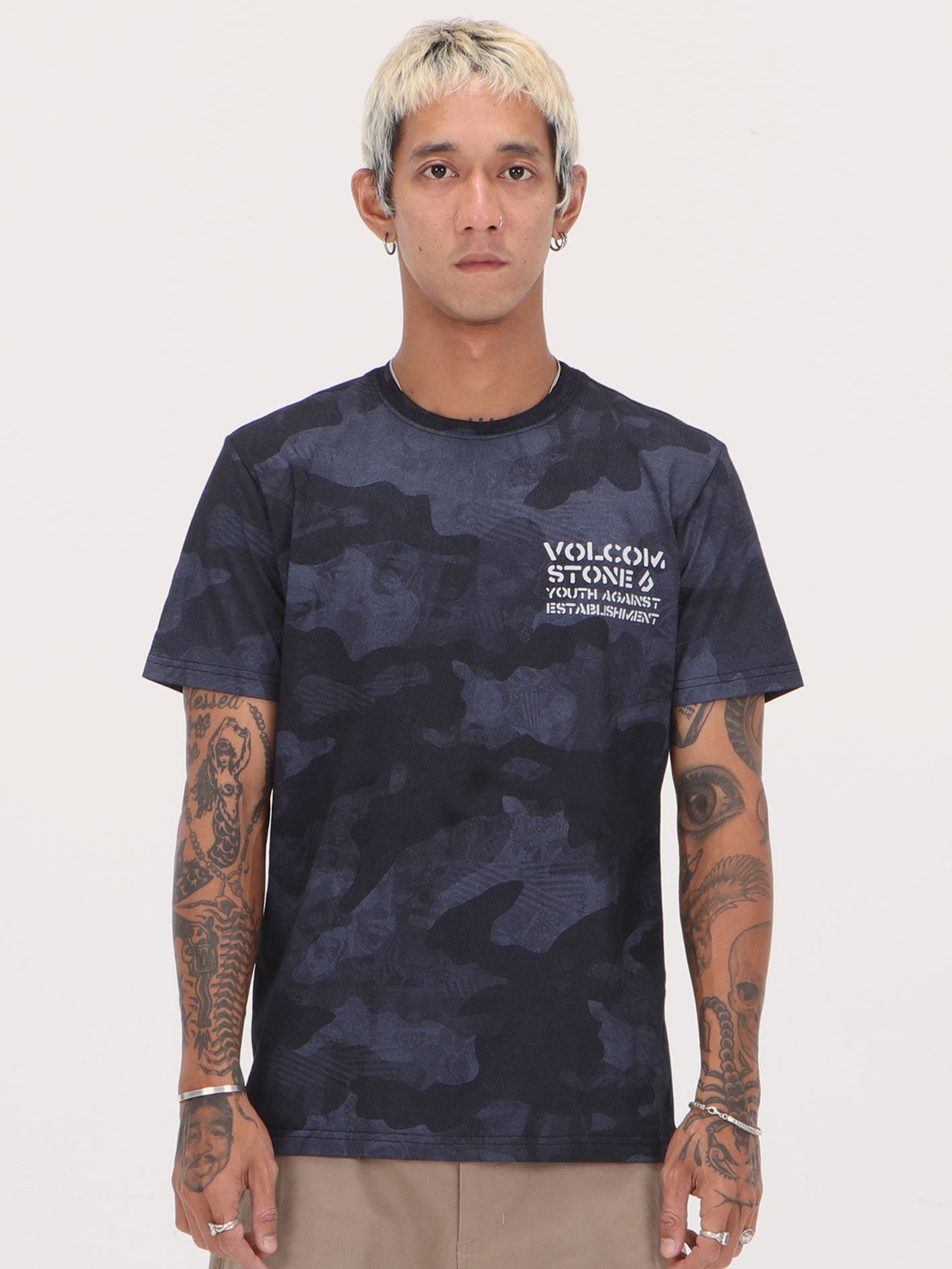 Volcom Preemo Camo Tee - Black