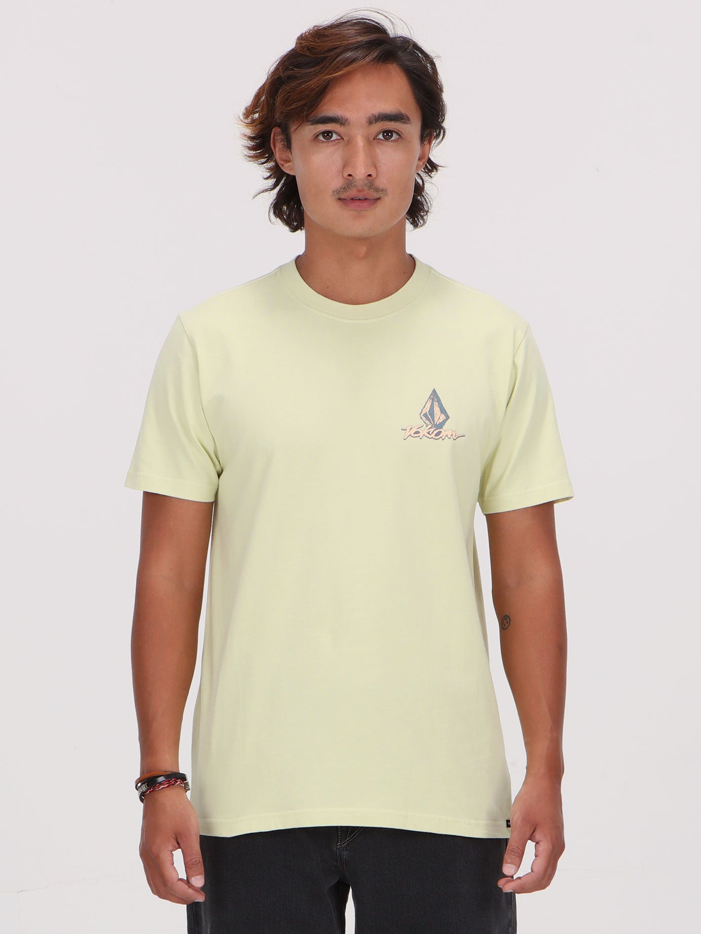 Volcom Frothy Postcard Tee - Muted Lime