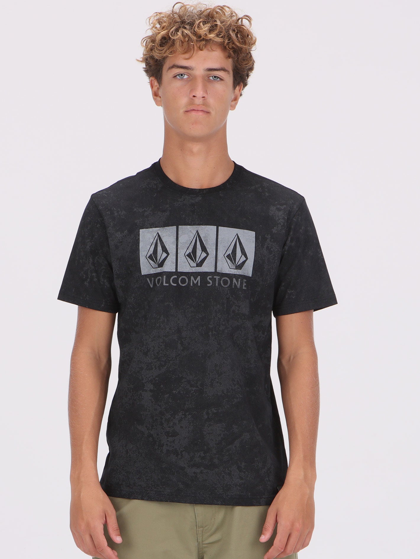 Volcom Slot Stone Tee - Black