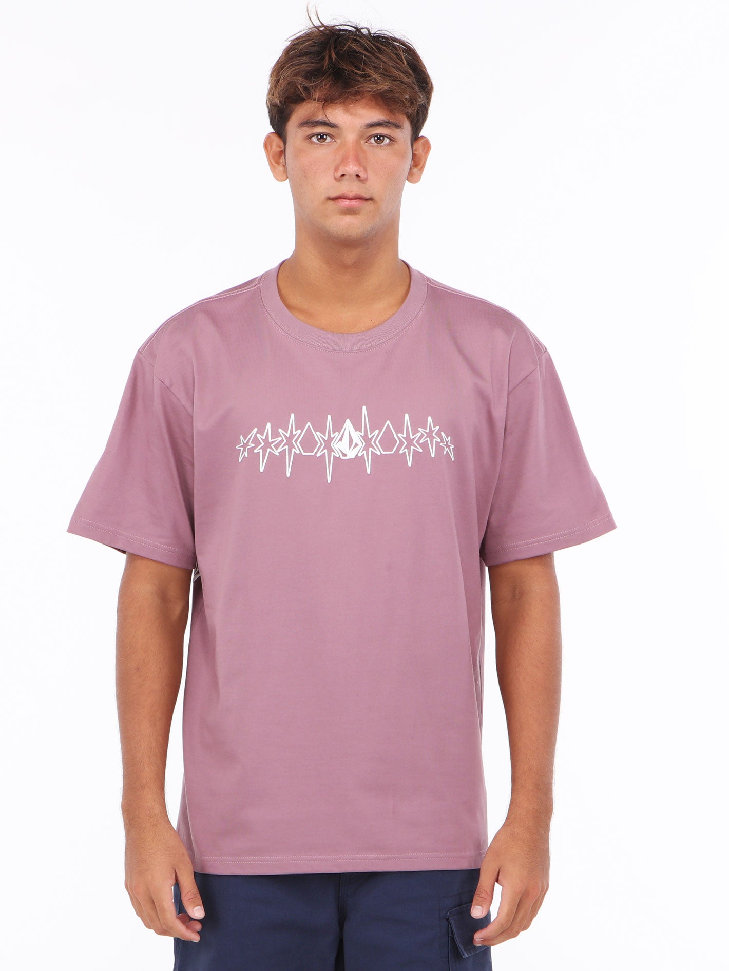 Volcom Repeater Loose Fit Tee - Taro
