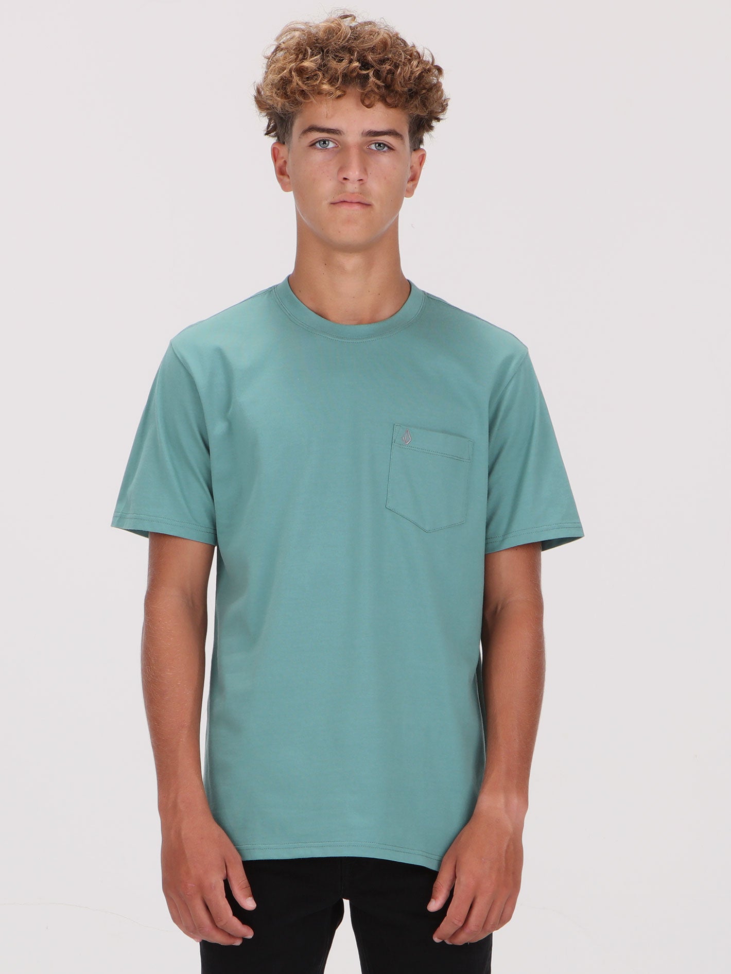 Volcom Solid Pocket Tee - Petrol