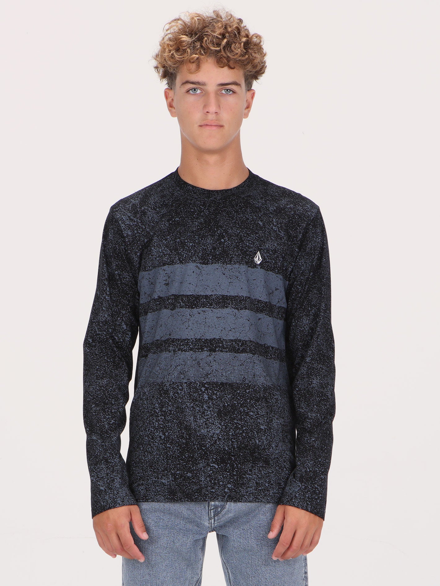 Volcom Finn Long Sleeve Top - Black