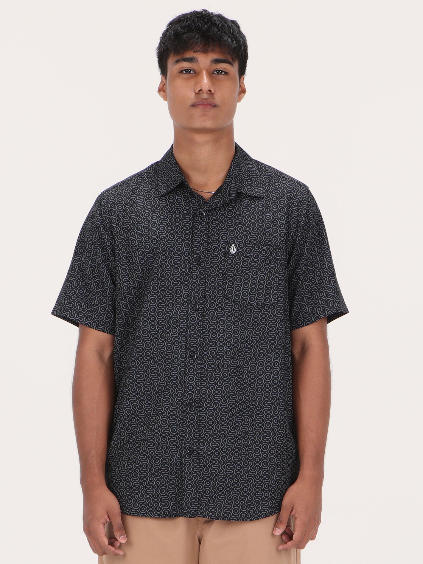 Volcom Muster Short Sleeve Shirt - Black