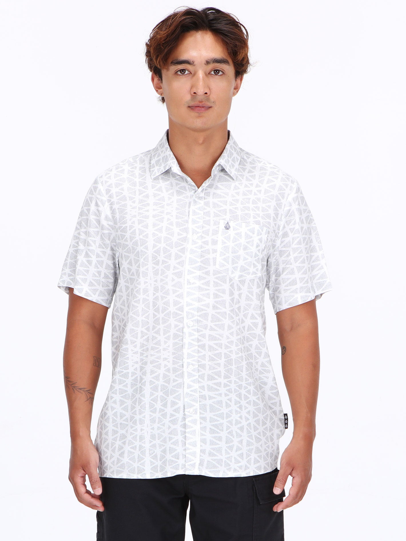 Volcom Gibb Short Sleeve Shirt - White