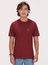 Volcom Solid Pocket Tee - Merlot