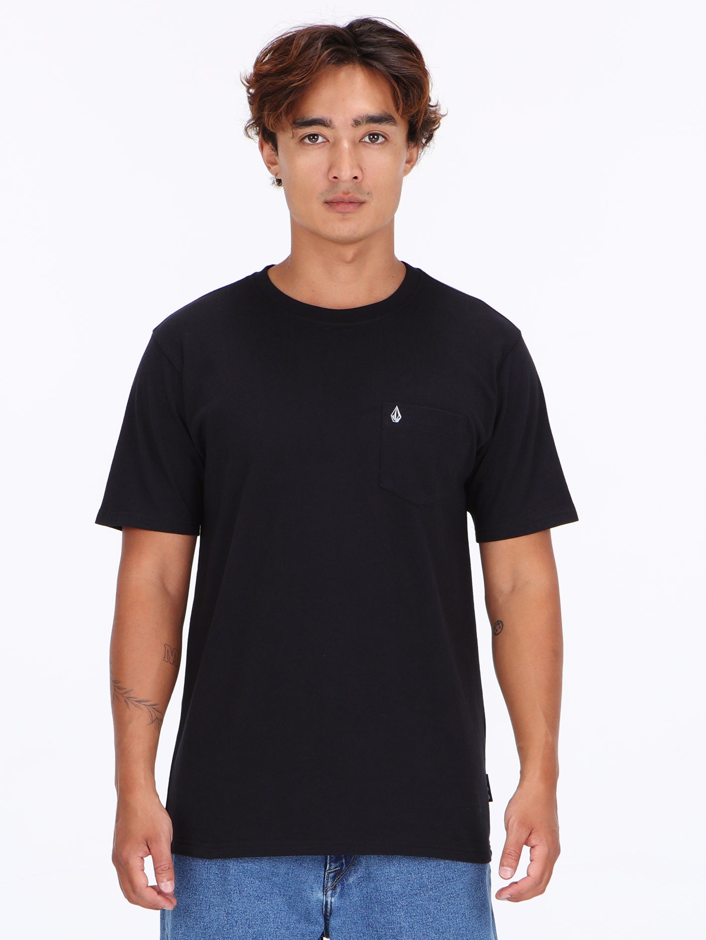 Volcom Solid Pocket Tee - Black