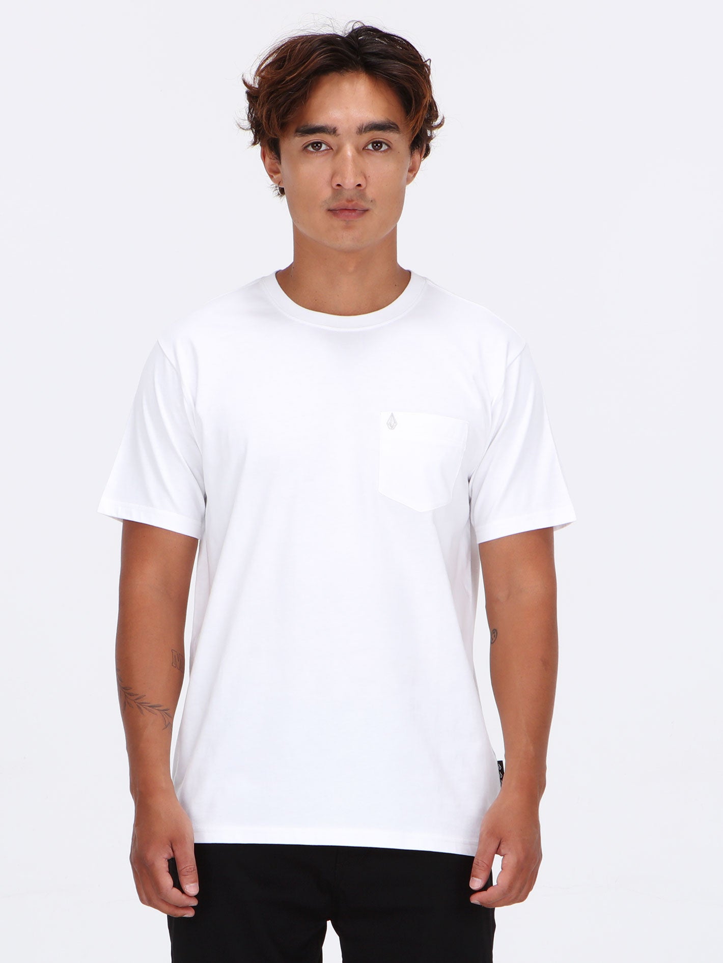Volcom Solid Pocket Tee - White