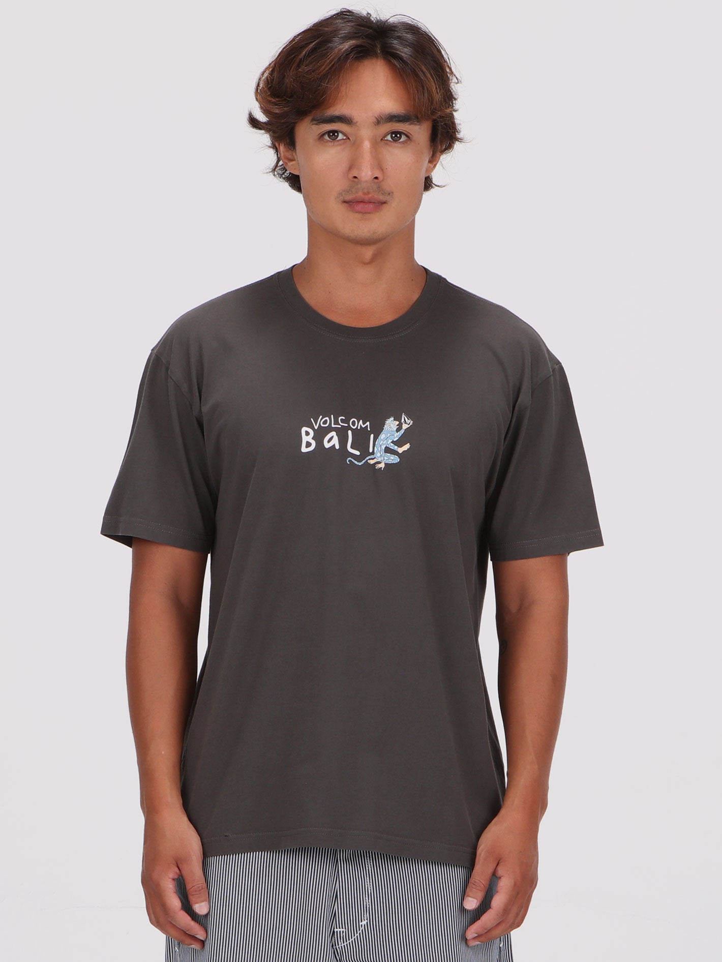Volcom Happy Monkey Tee - Rinsed Black