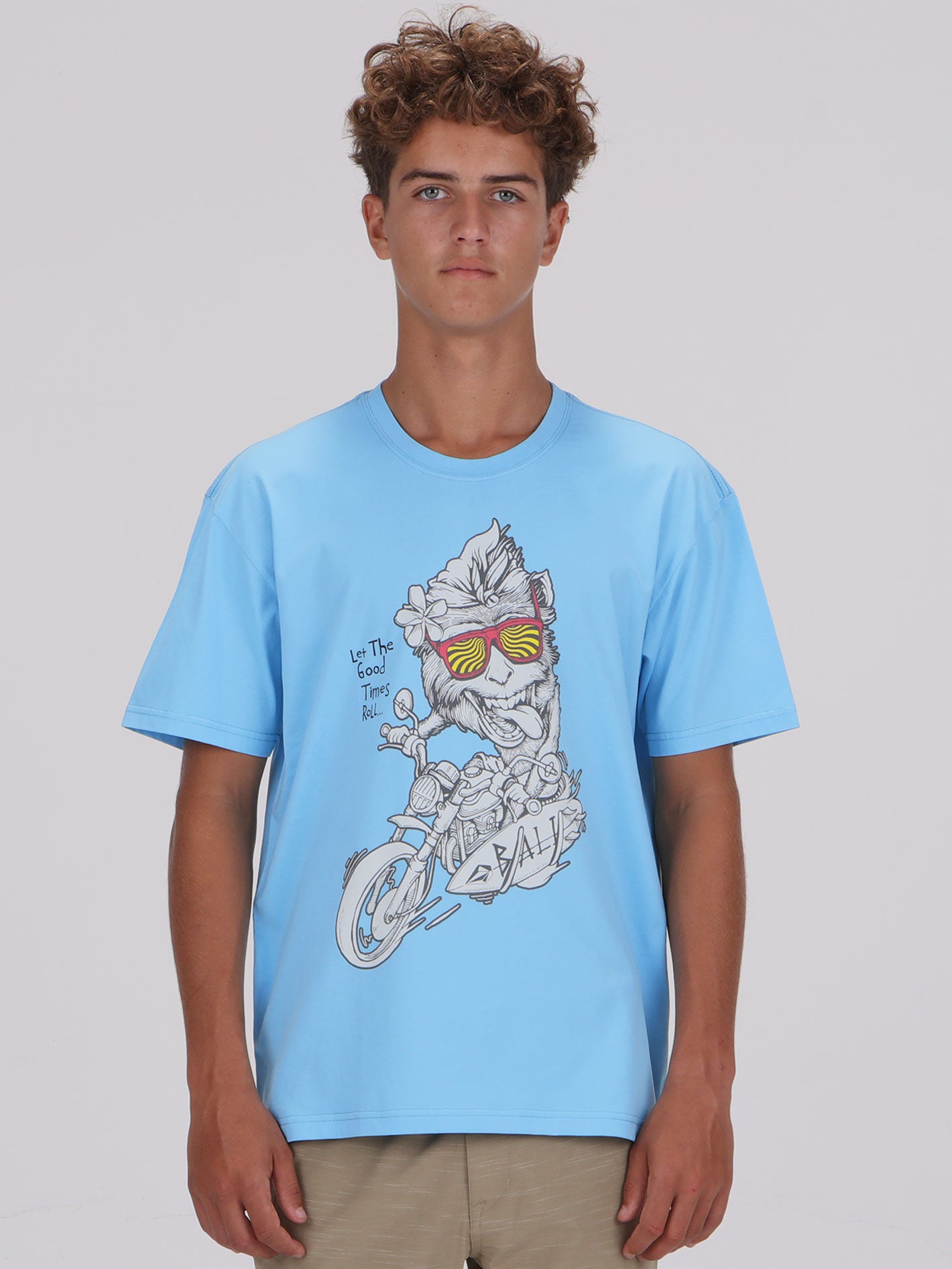 Volcom Monkey Rider Tee - Tropical Blue