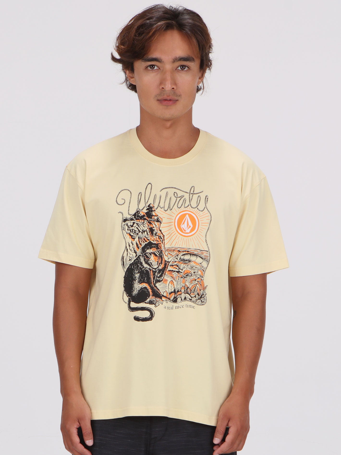 Volcom Uluwatu Tee - Mellow Yellow