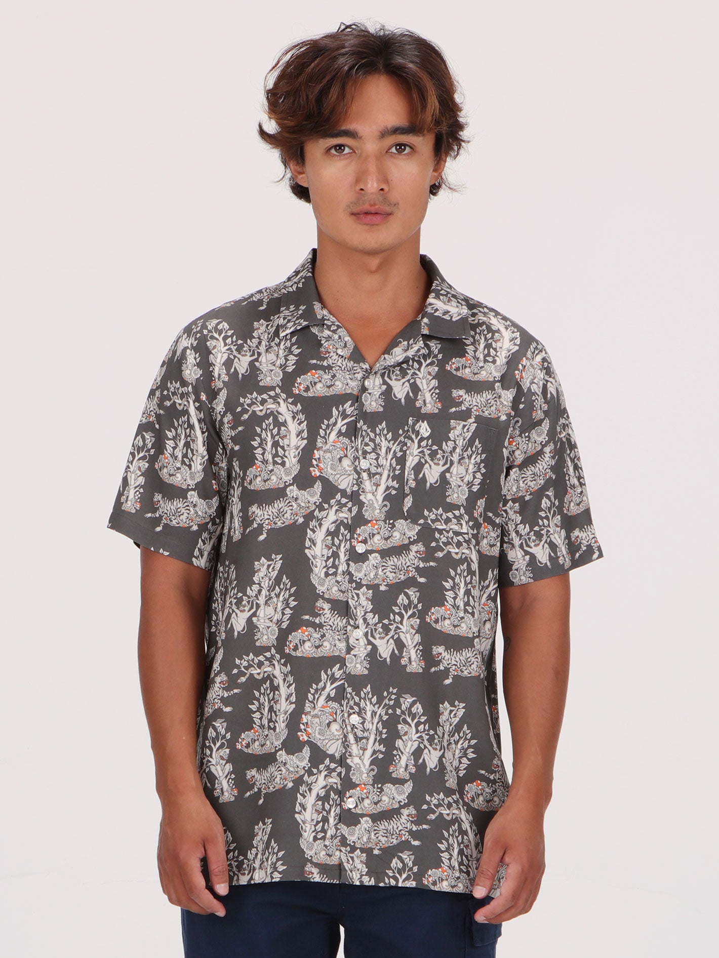 Volcom Kamasan Shirt - Rinsed Black