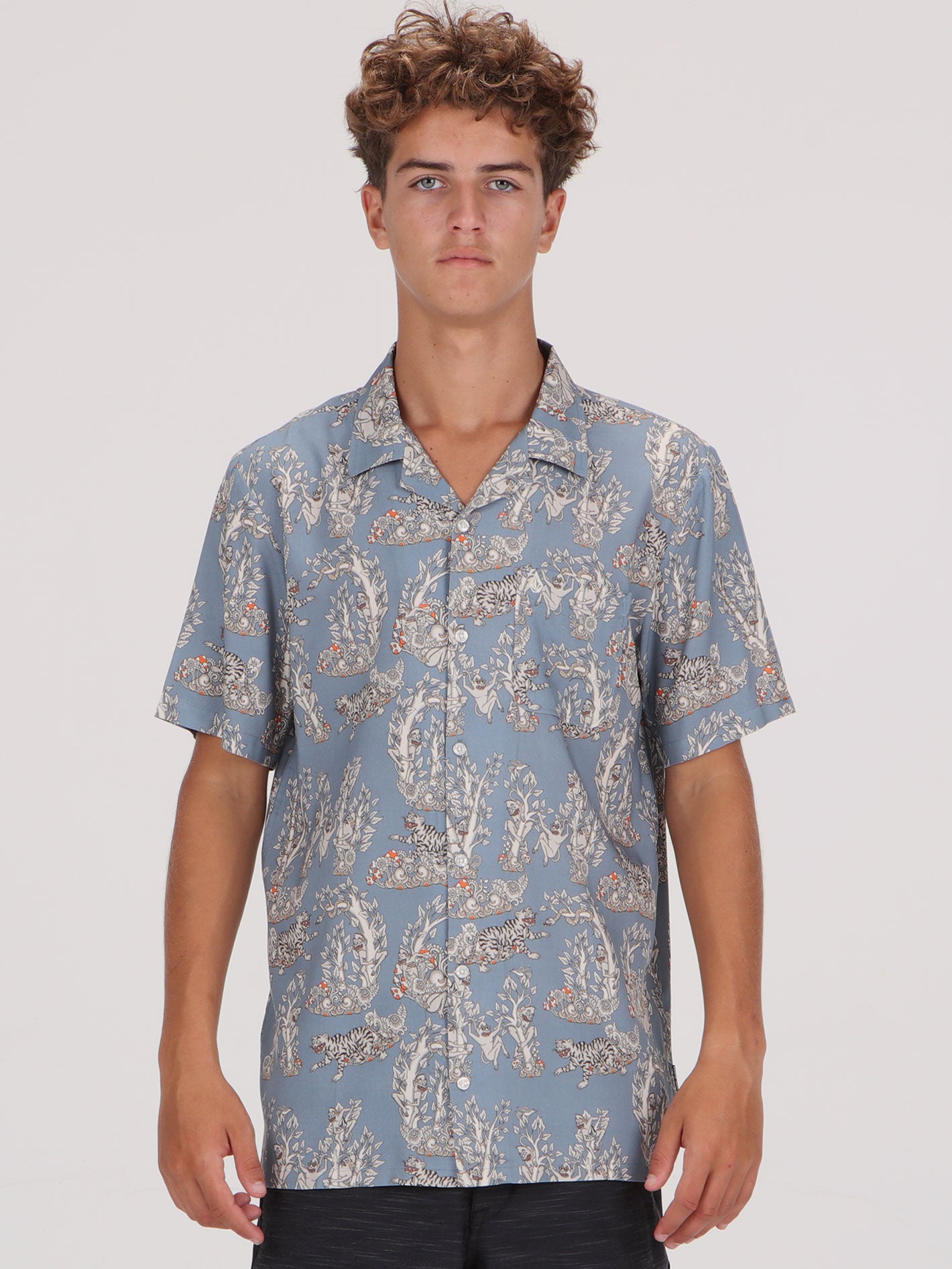 Volcom Kamasan Shirt - Blue Mirage
