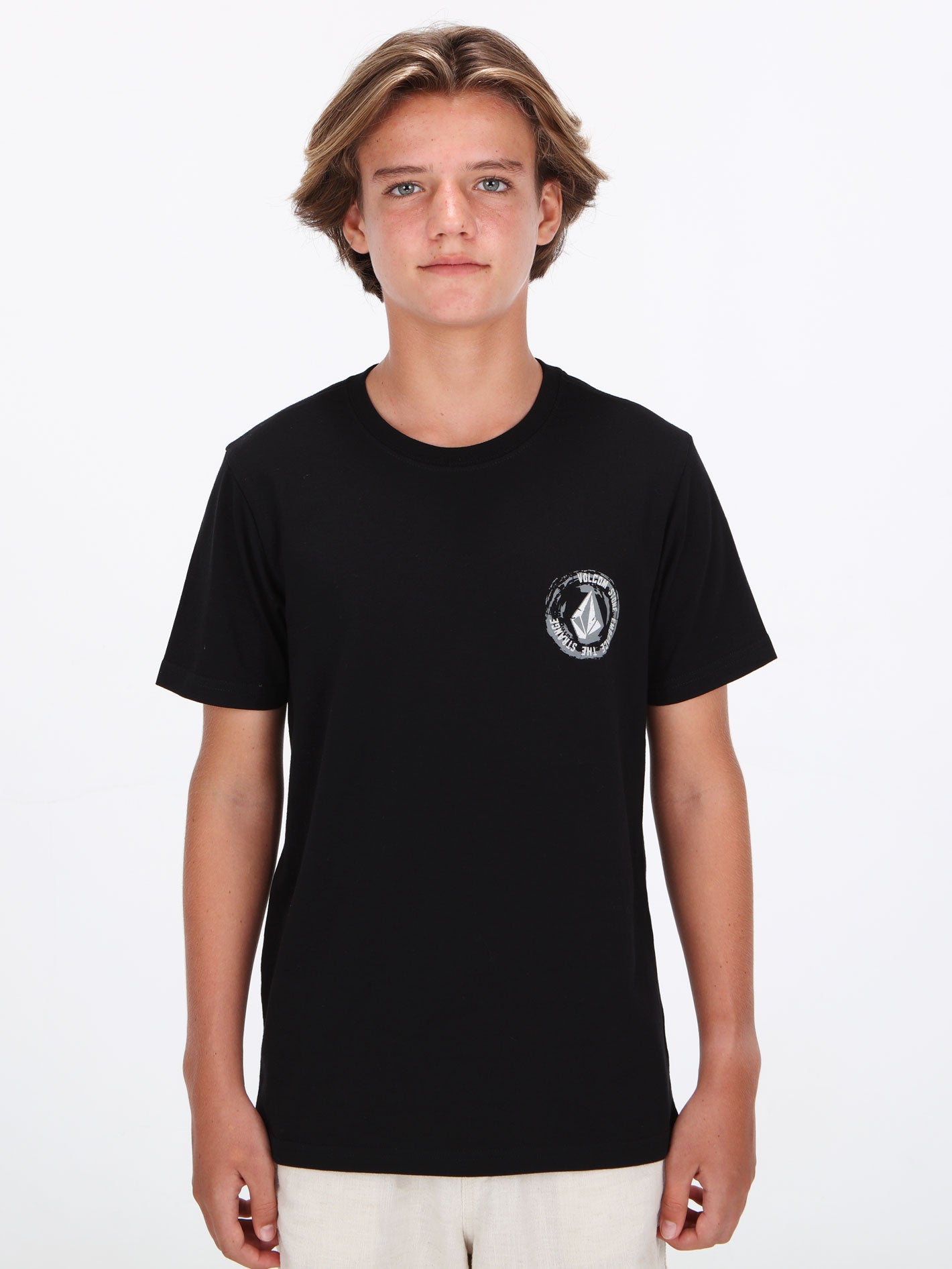 Volcom Big Boys The Strange Tee - Black