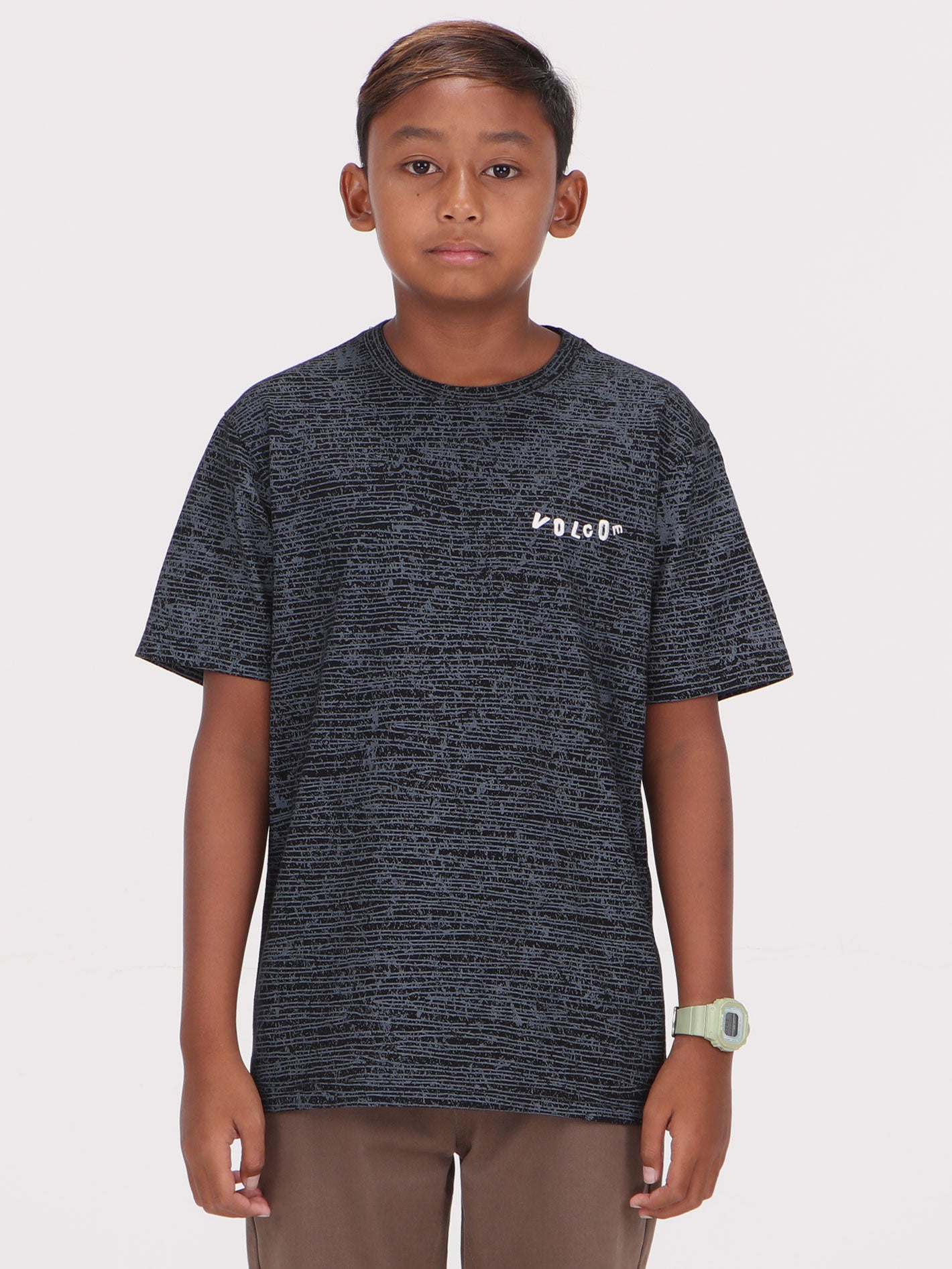 Volcom Big Boys Croft Tee - Black