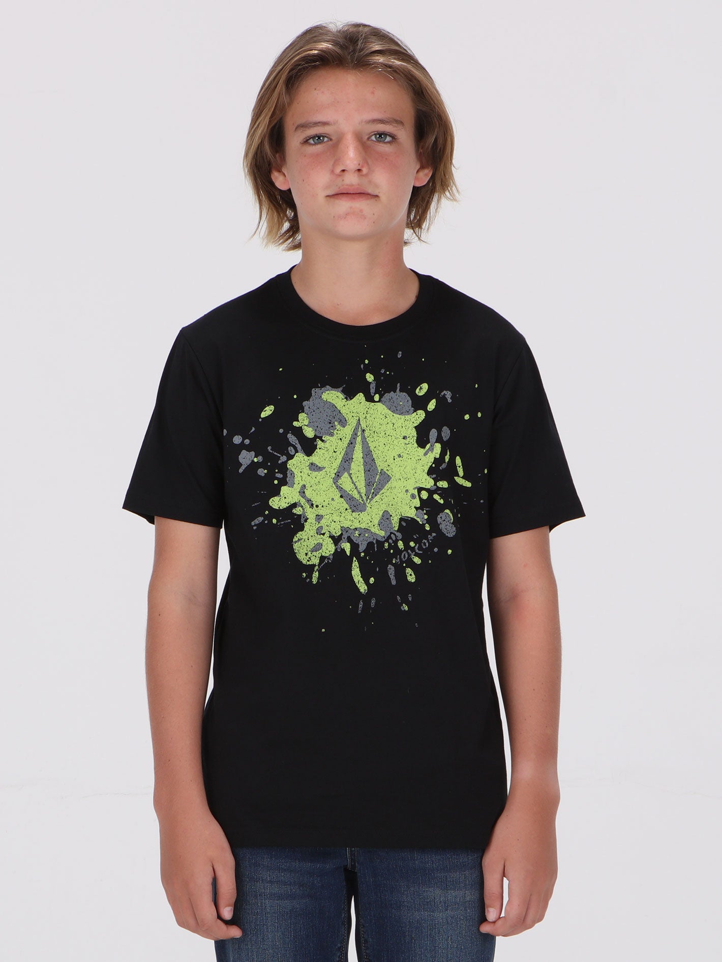 Volcom Big Boys Splash Stone Tee - Black
