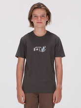 Volcom Big Boys Happy Monkey Tee - Rinsed Black