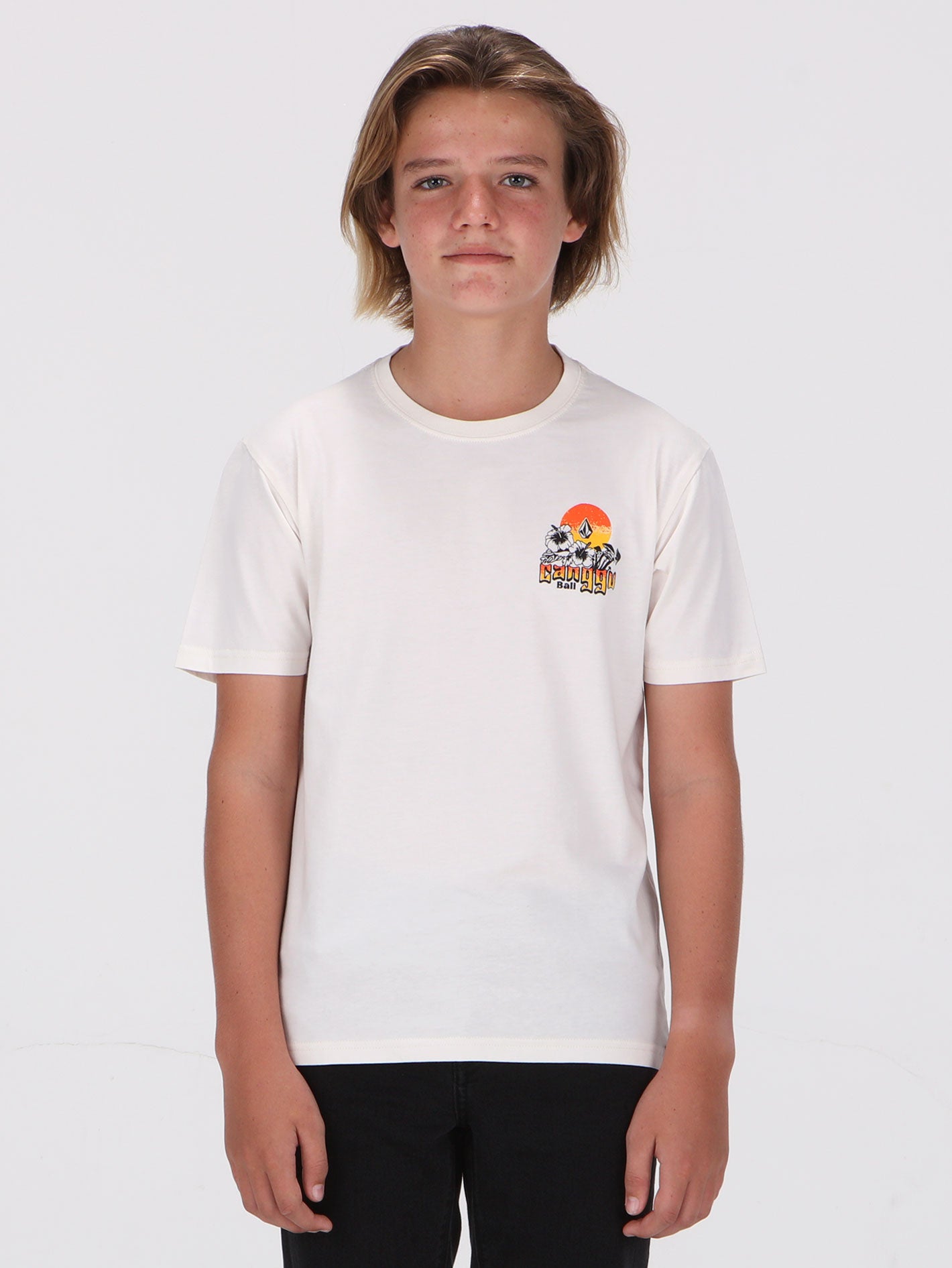 Volcom Big Boys Canggu Tee - Off White