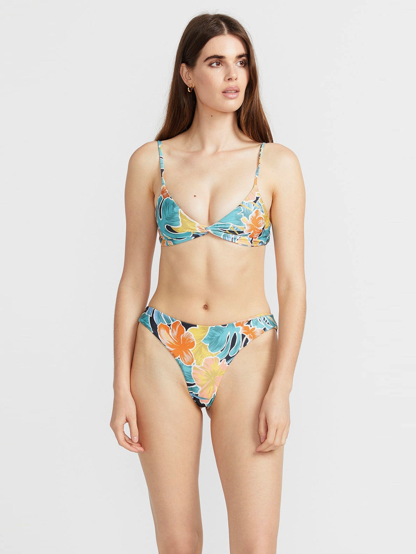 Volcom Take It Easy Cheekini Bikini Bottom - Multi