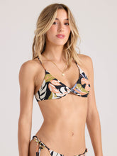 Volcom Distant Tropic Twist Bralette - Black Multi
