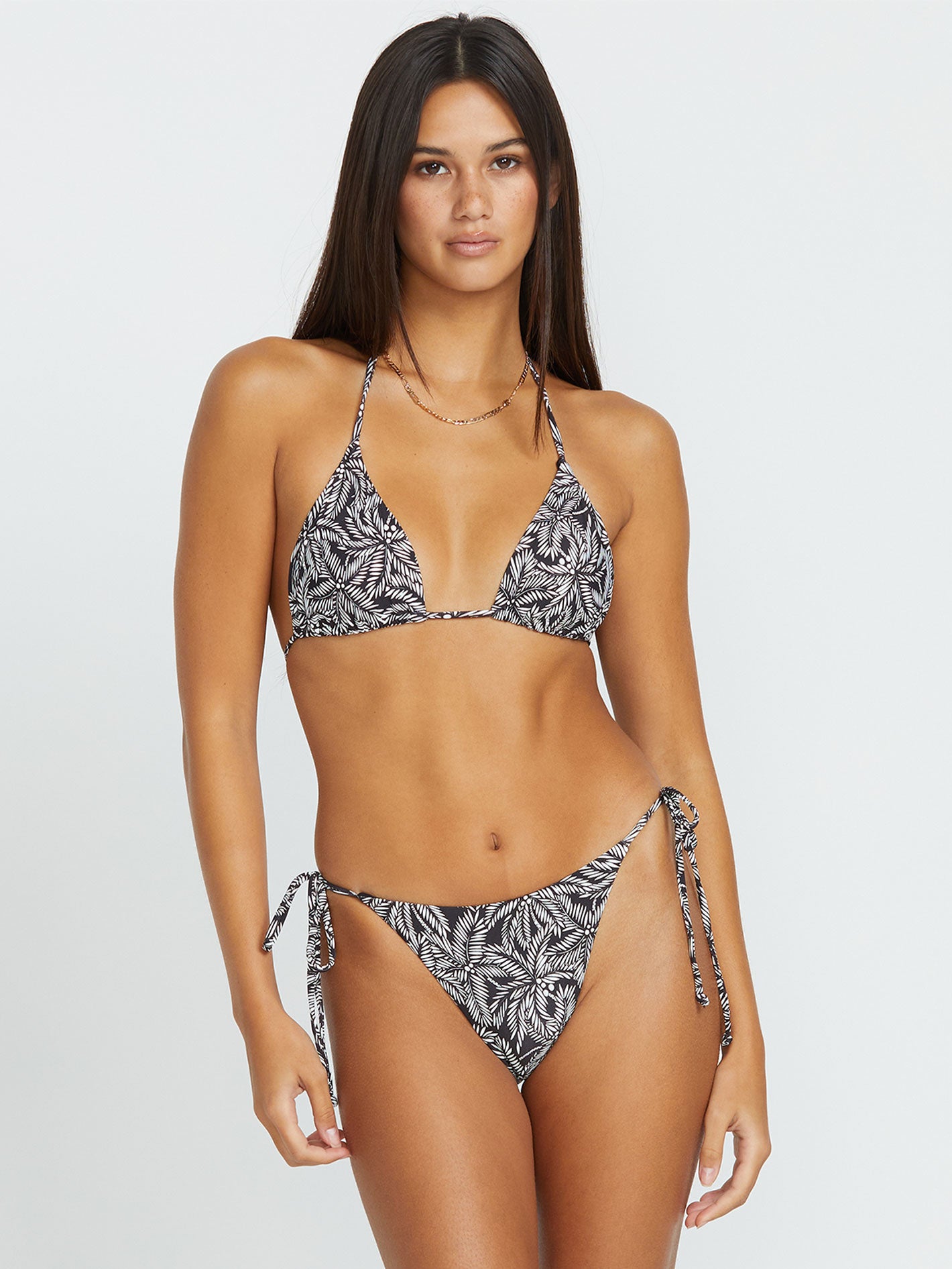 Volcom Be My Frond Skimpy Bikini Bottom - Black