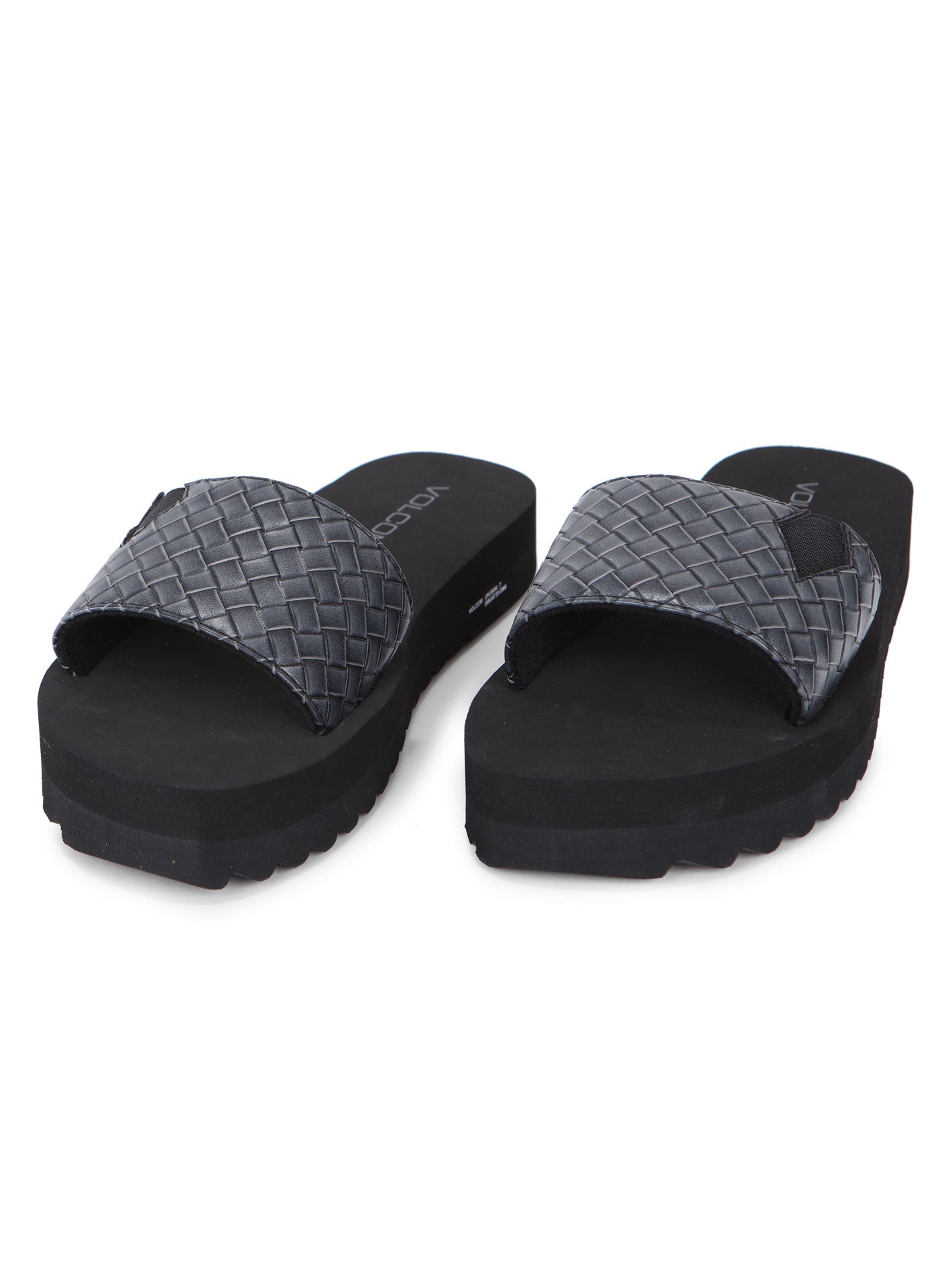 Volcom Not So Simple Slide Sandals - Black