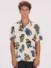 Volcom Fa Bob Mollema Short Sleeve Shirt - Light Beige