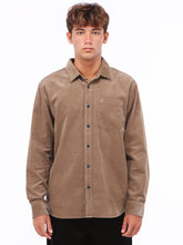 Volcom Zander Cord Long Sleeve Shirt - Earth