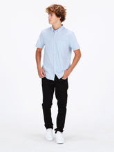 Volcom Everett Oxford Short Sleeve Shirt - Wrecked Indigo