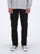 Volcom Vorta Slim Fit Jeans - Black On Black