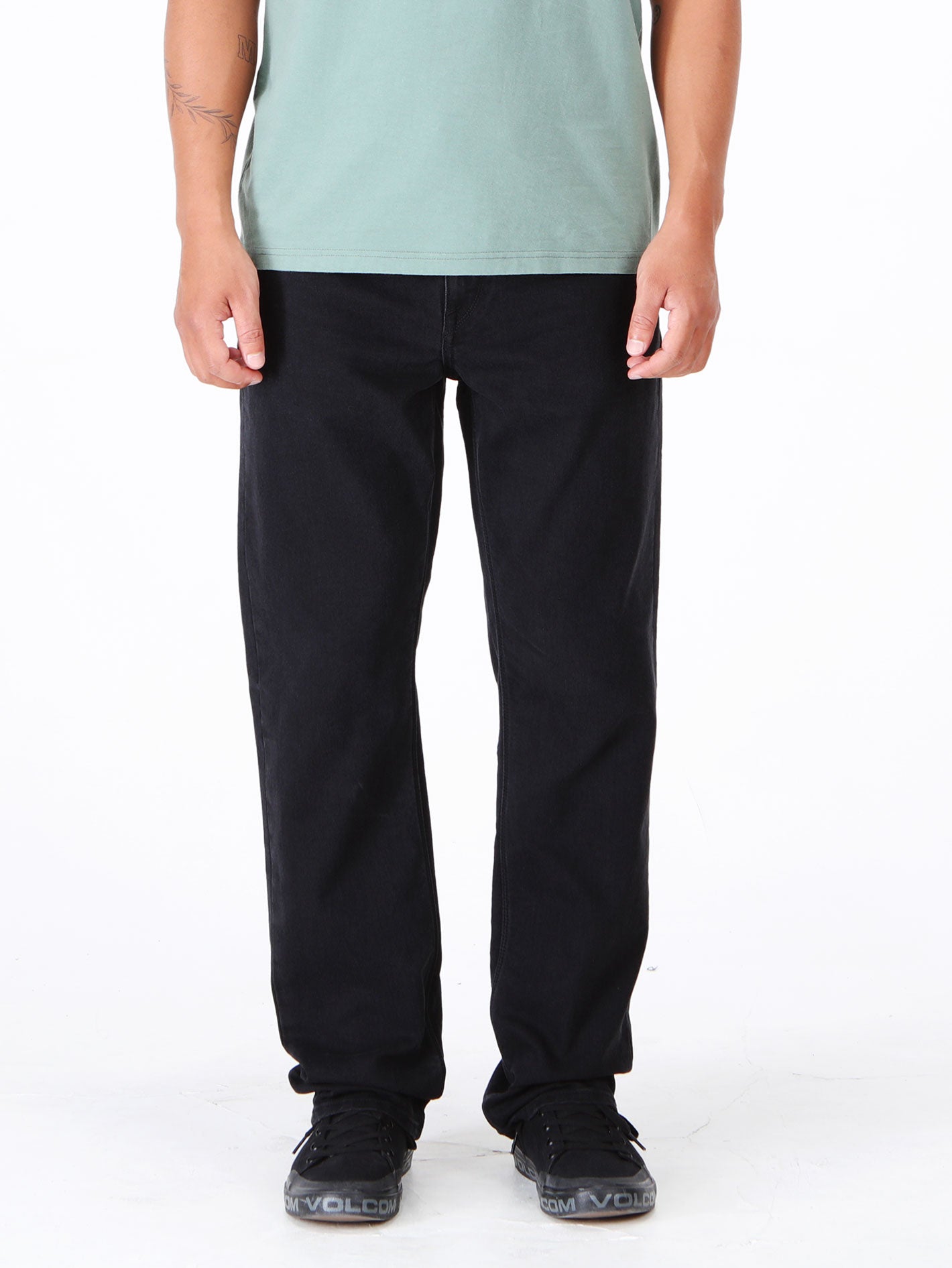 Volcom Solver Modern Fit Jeans - Blackout