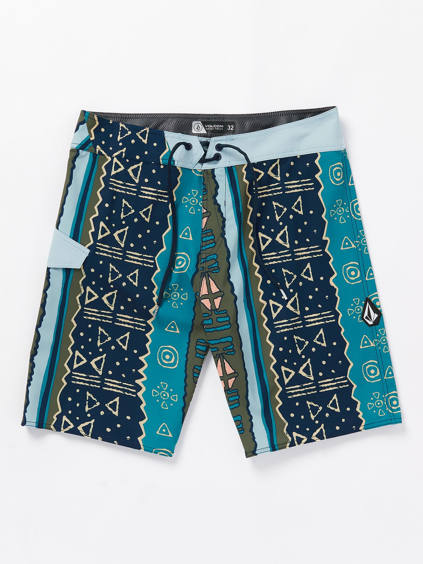 Volcom Lido Print Mod 20 Boardshort - Ocean Teal
