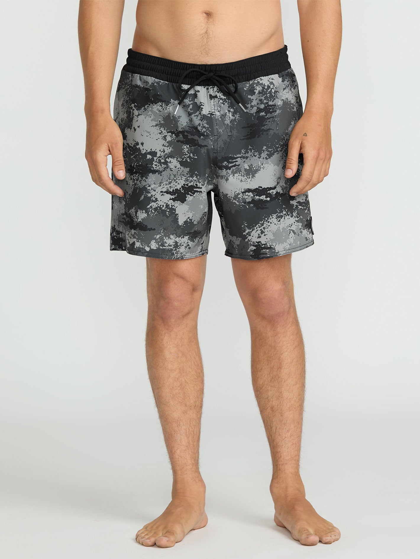 Volcom Lido Print Trunk 16 Boardshort - Black