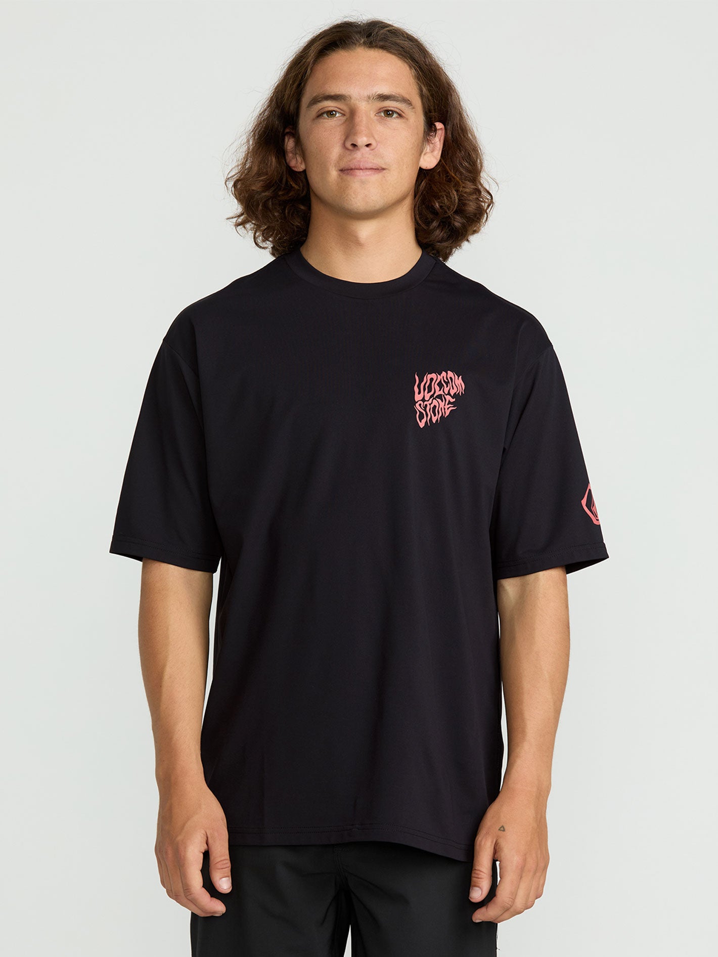 Volcom Wavvyyy Surf Tee - Black