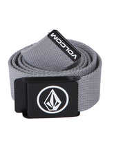Volcom Circle Webbing Belt - Heather Grey