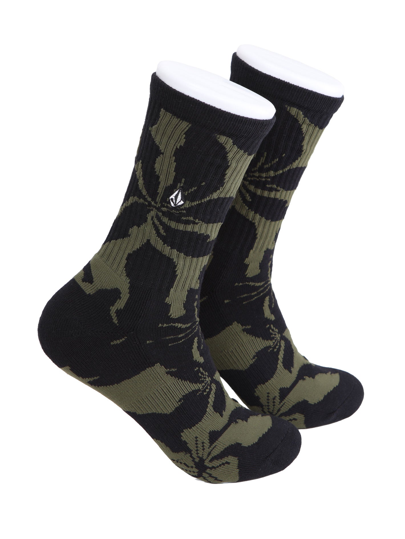 Volcom Print Mixer Socks - Sage Leaf
