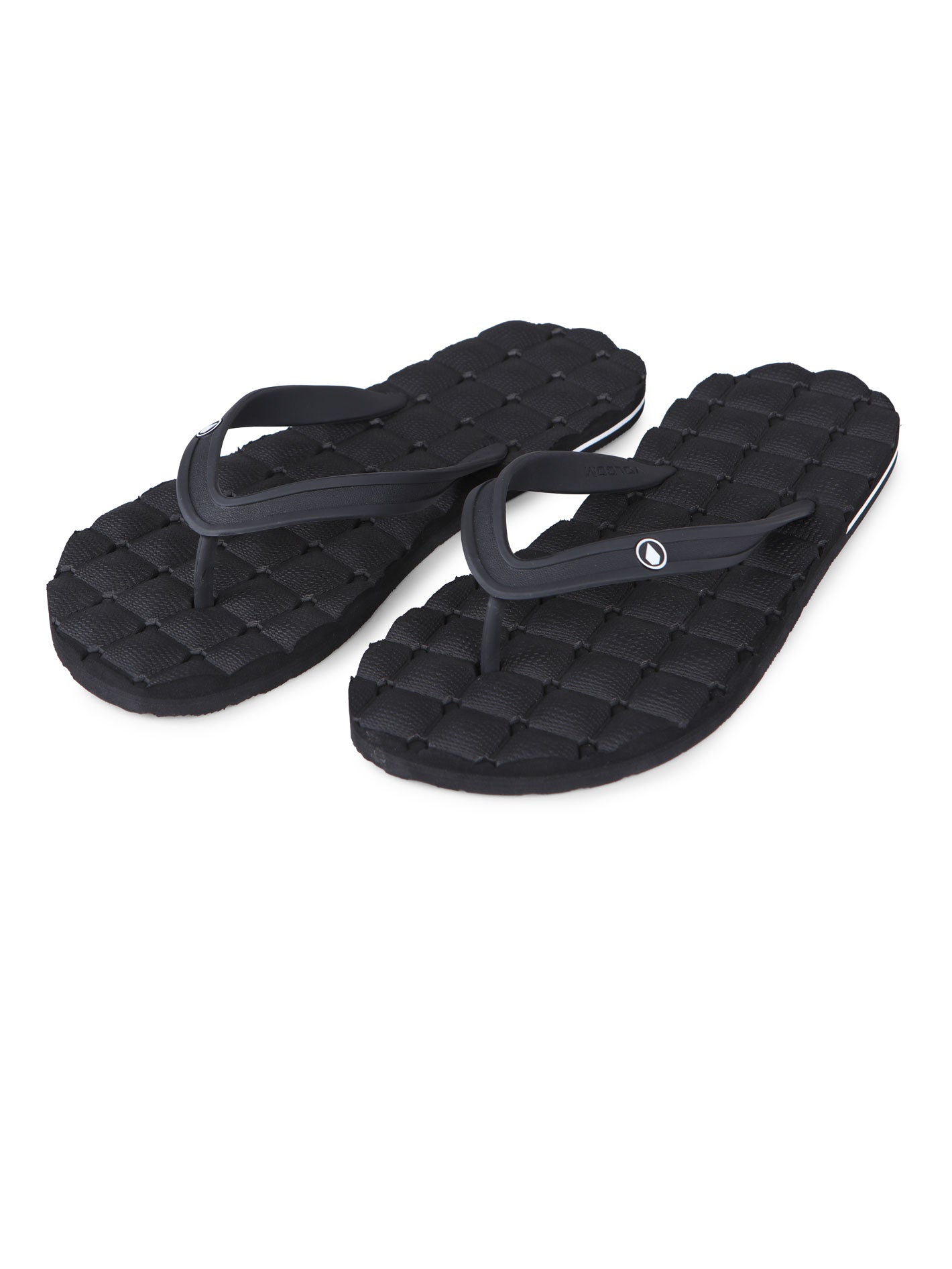 Volcom Recliner Rubber 2 Sandals - Black White