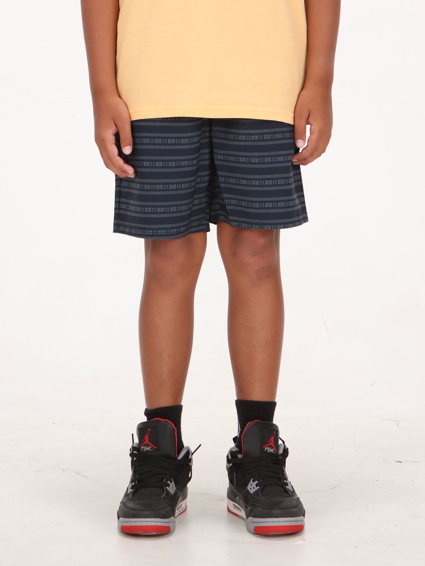 Volcom Big Boys Ew Printed 16 Short - Navy