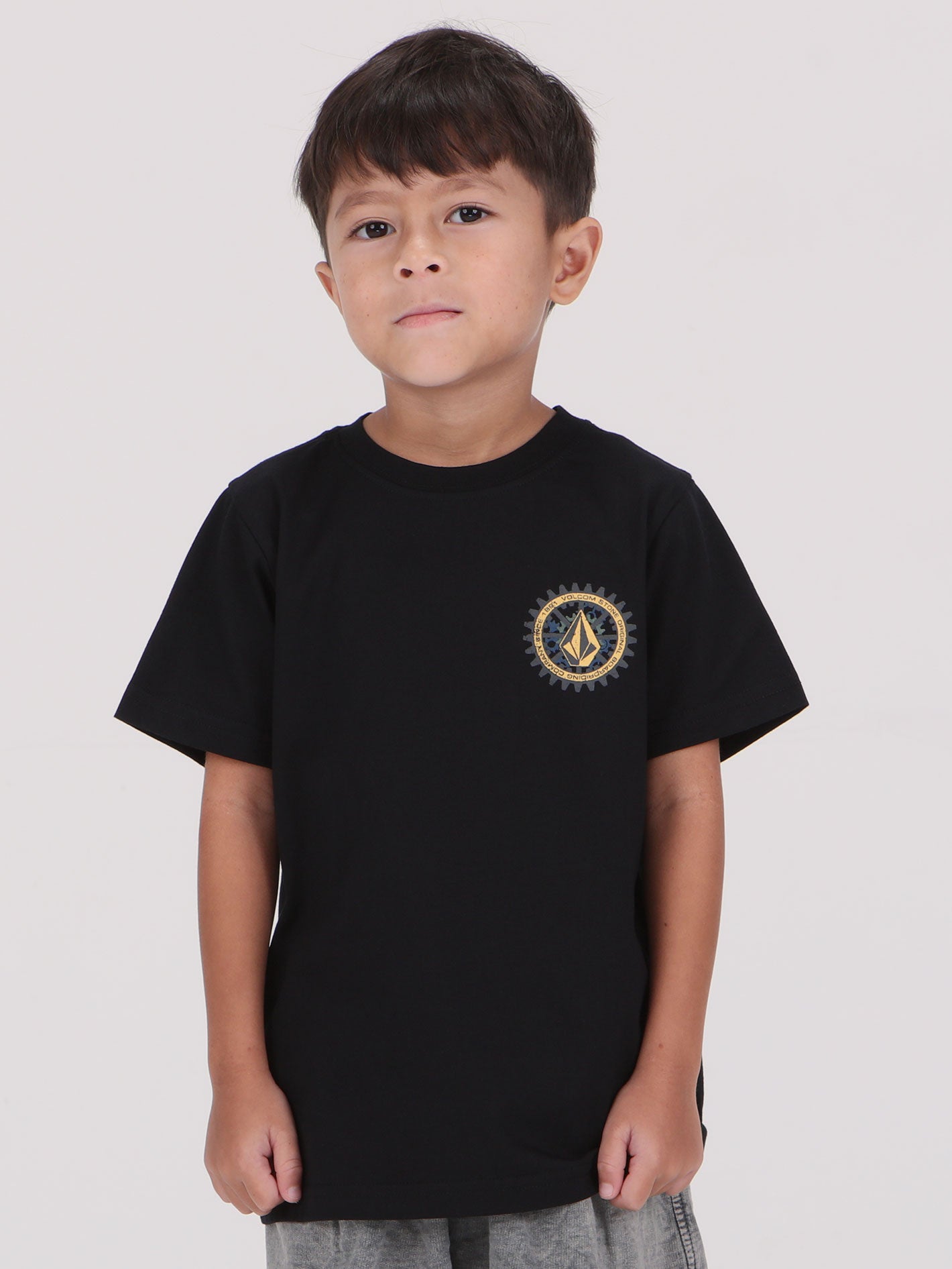 Volcom Little Boys Gear Up Tee - Black