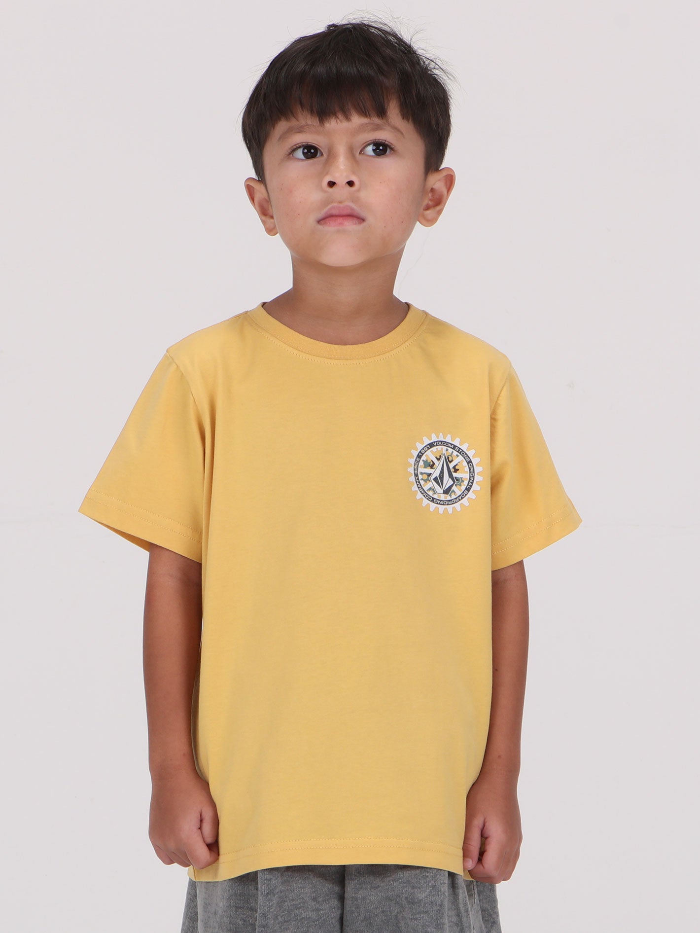 Volcom Little Boys Gear Up Tee - Dust Gold